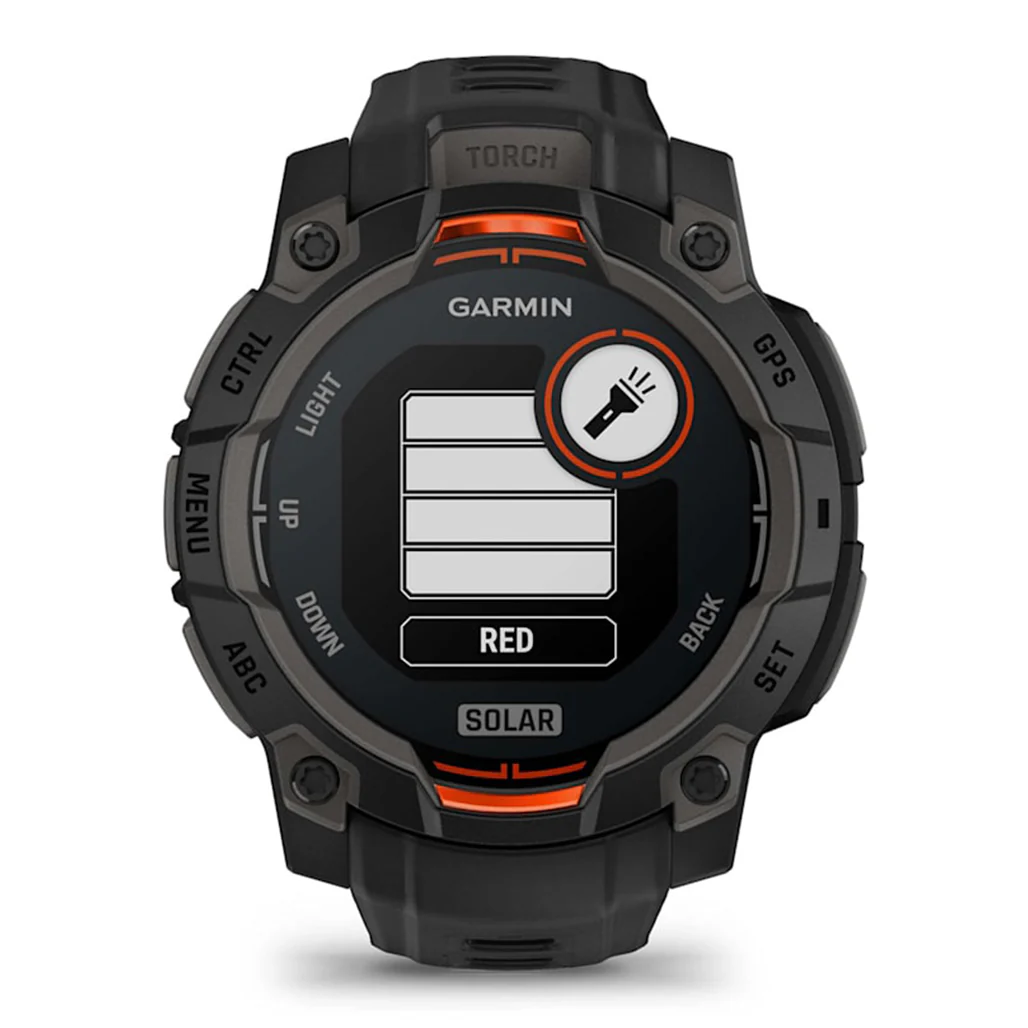 Garmin Instinct 3 45mm Solar - Black with Black Band - Image 4