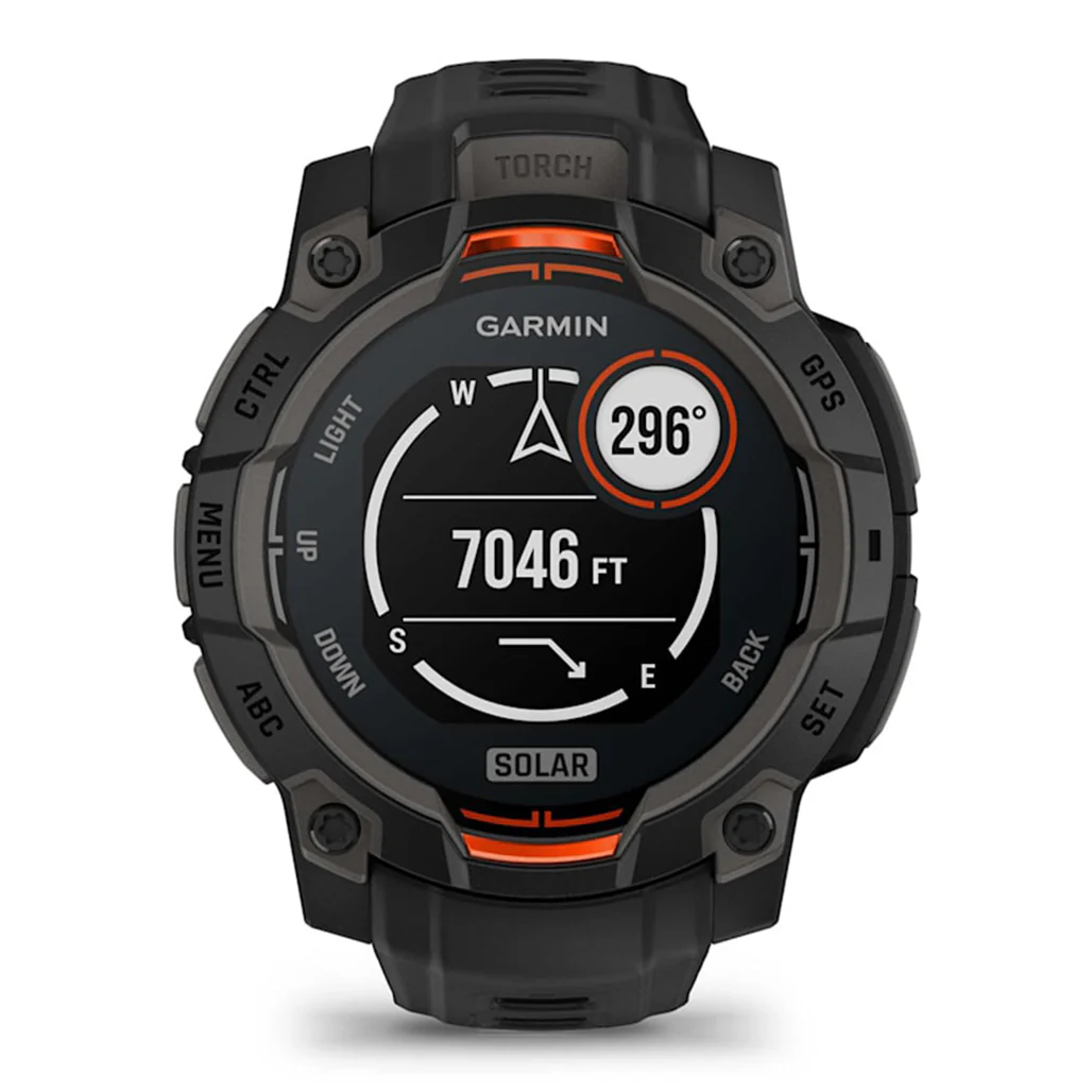 Garmin Instinct 3 45mm Solar - Black with Black Band - Image 8