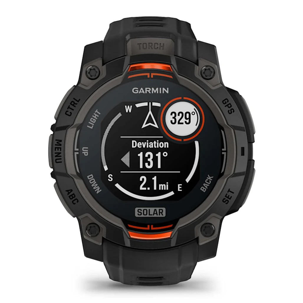 Garmin Instinct 3 45mm Solar - Black with Black Band - Image 9