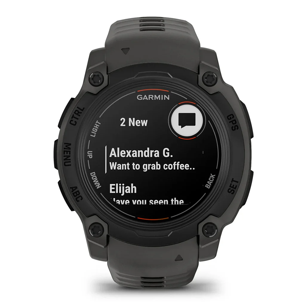 Garmin Instinct® E – 40mm GPS Smartwatch - Black with Charcoal Band - 010-02932-00 - Image 6