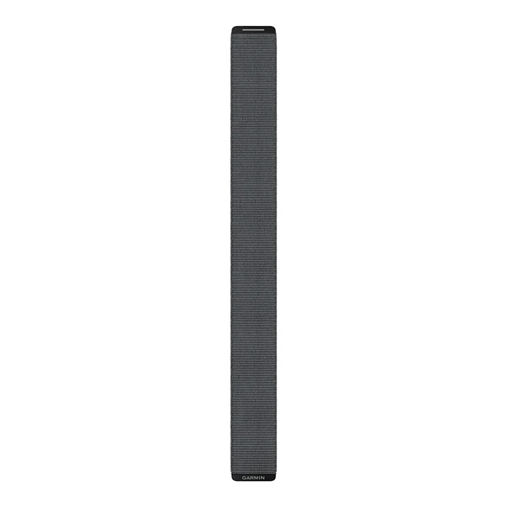 Garmin UltraFit Nylon Strap (26mm) - Grey | Comfortable, Durable, and Adjustable Design for Garmin Watches