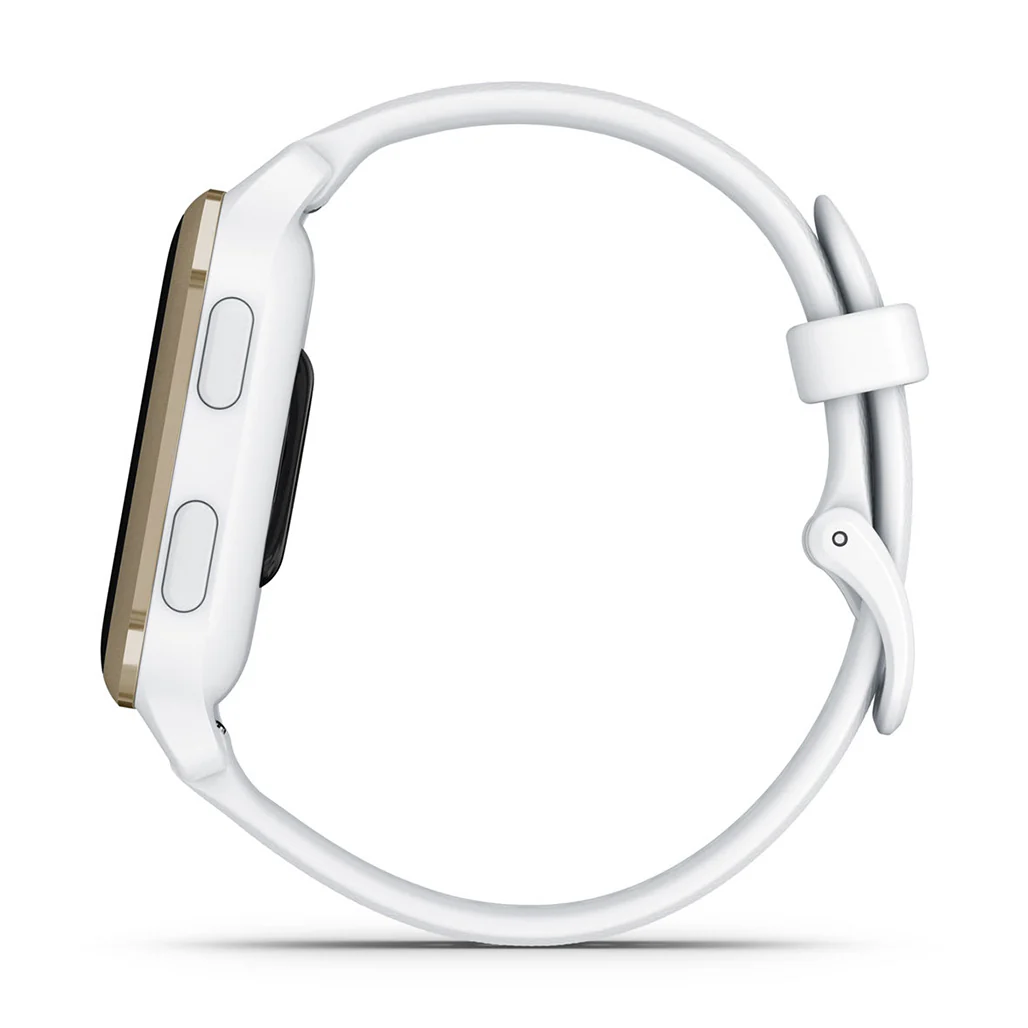 Garmin Venu SQ2 - 010-02701-11 - Cream Gold Aluminium Bezel with White Case and Silicone Band - Image 6