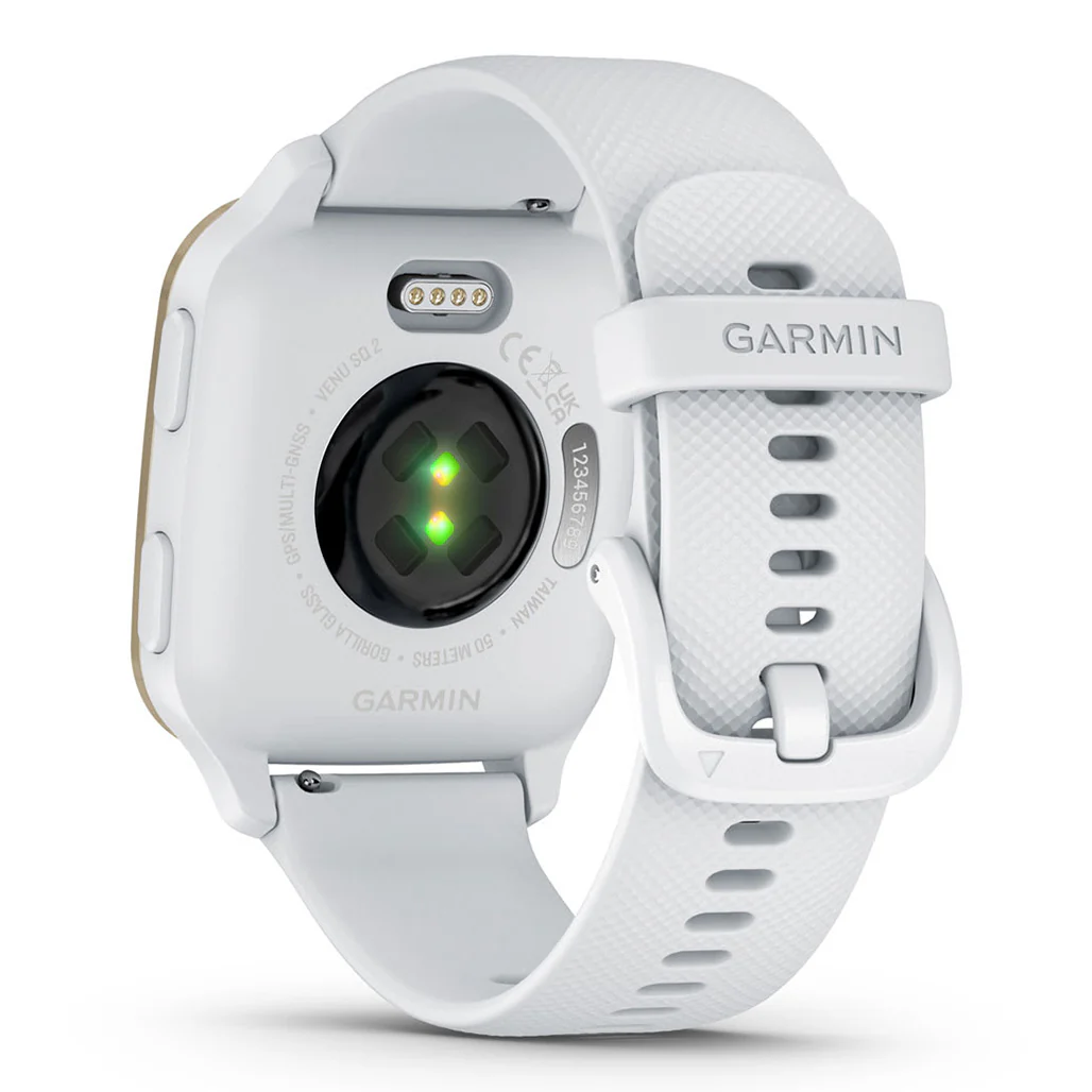 Garmin Venu SQ2 - 010-02701-11 - Cream Gold Aluminium Bezel with White Case and Silicone Band - Image 7