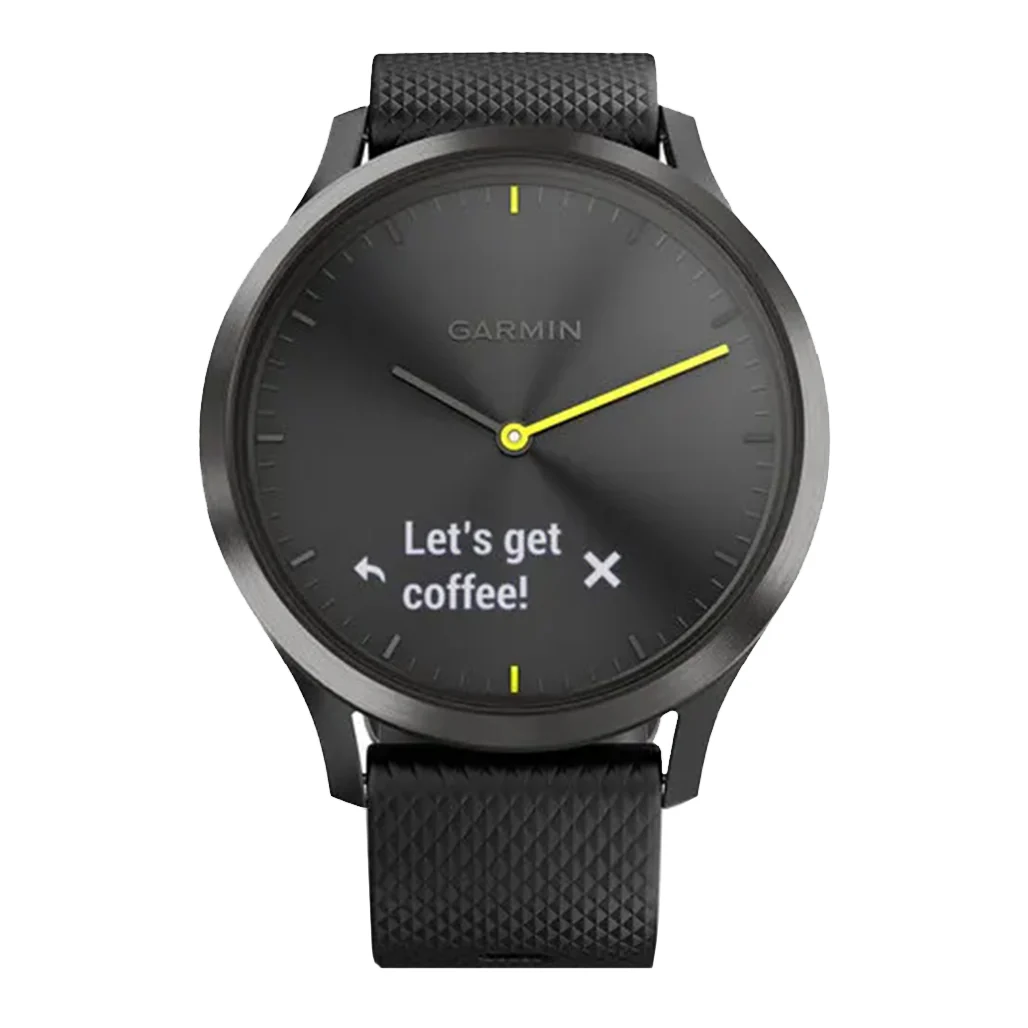 Garmin vívomove HR - Black with Slate Hardware (Large) - Image 2