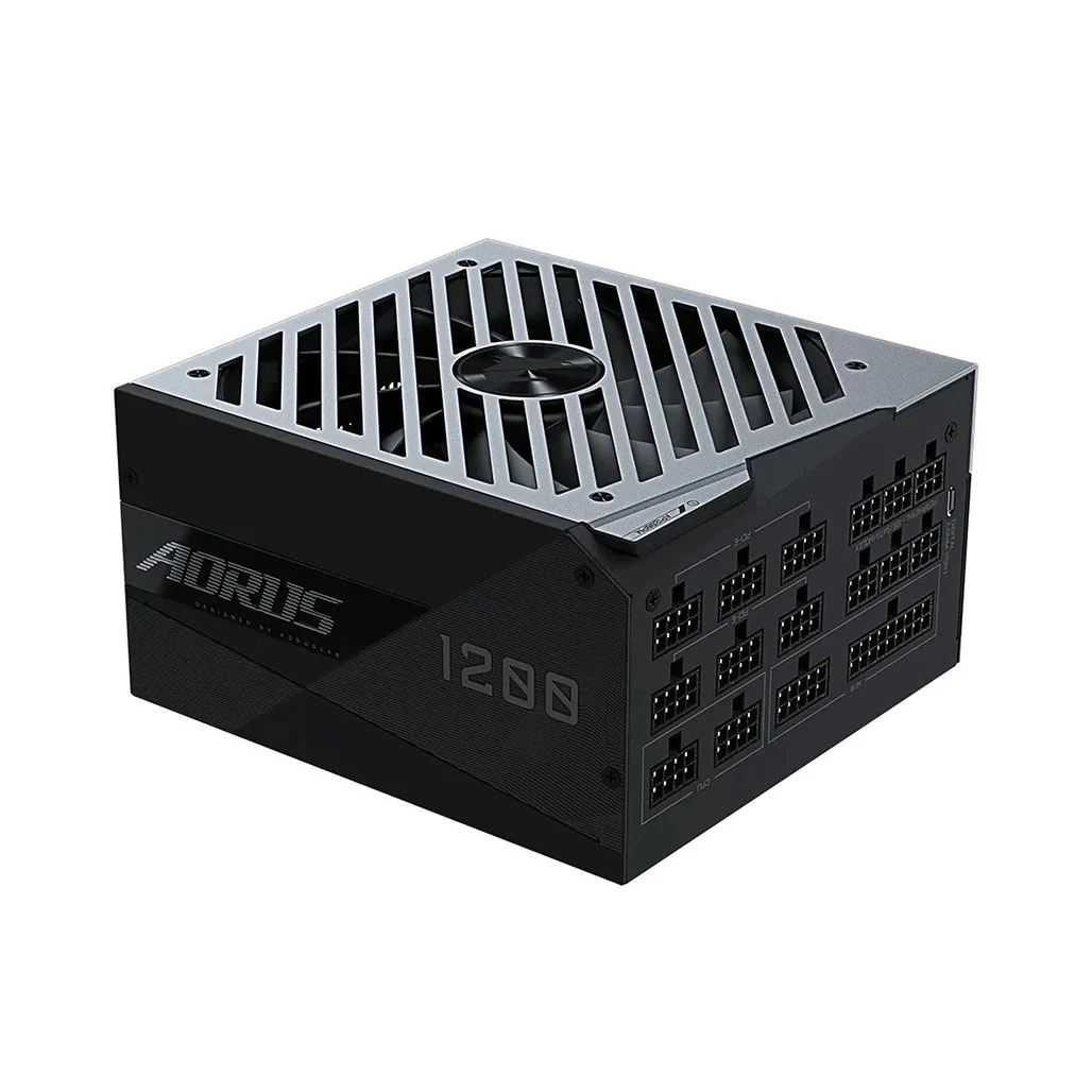 Gigabyte Aorus P1200W RGB Fully Modular Power Supply - 1200W Platinum Efficiency with RGB Lighting - Image 3