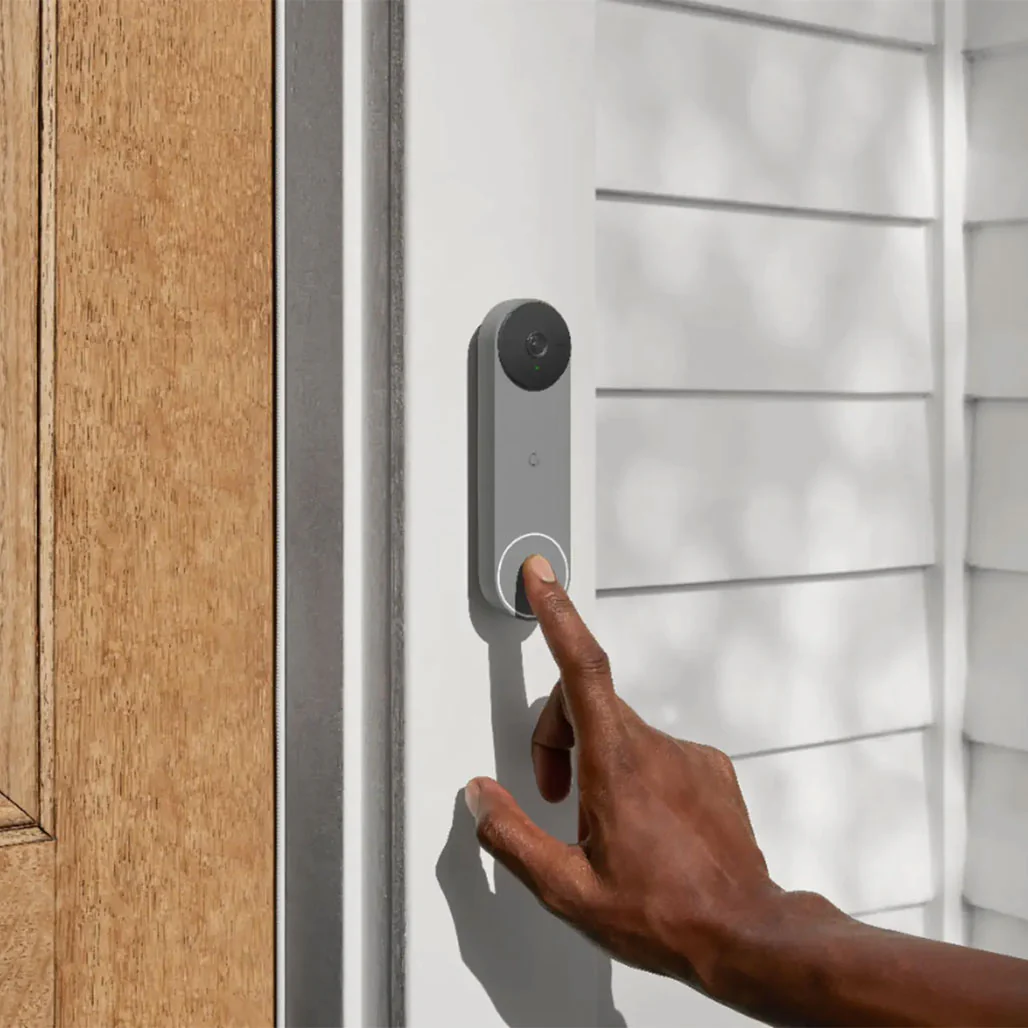 Google Nest Wi-Fi Video Doorbell - Battery Operated, Wireless Security in Ash Gray - Image 5