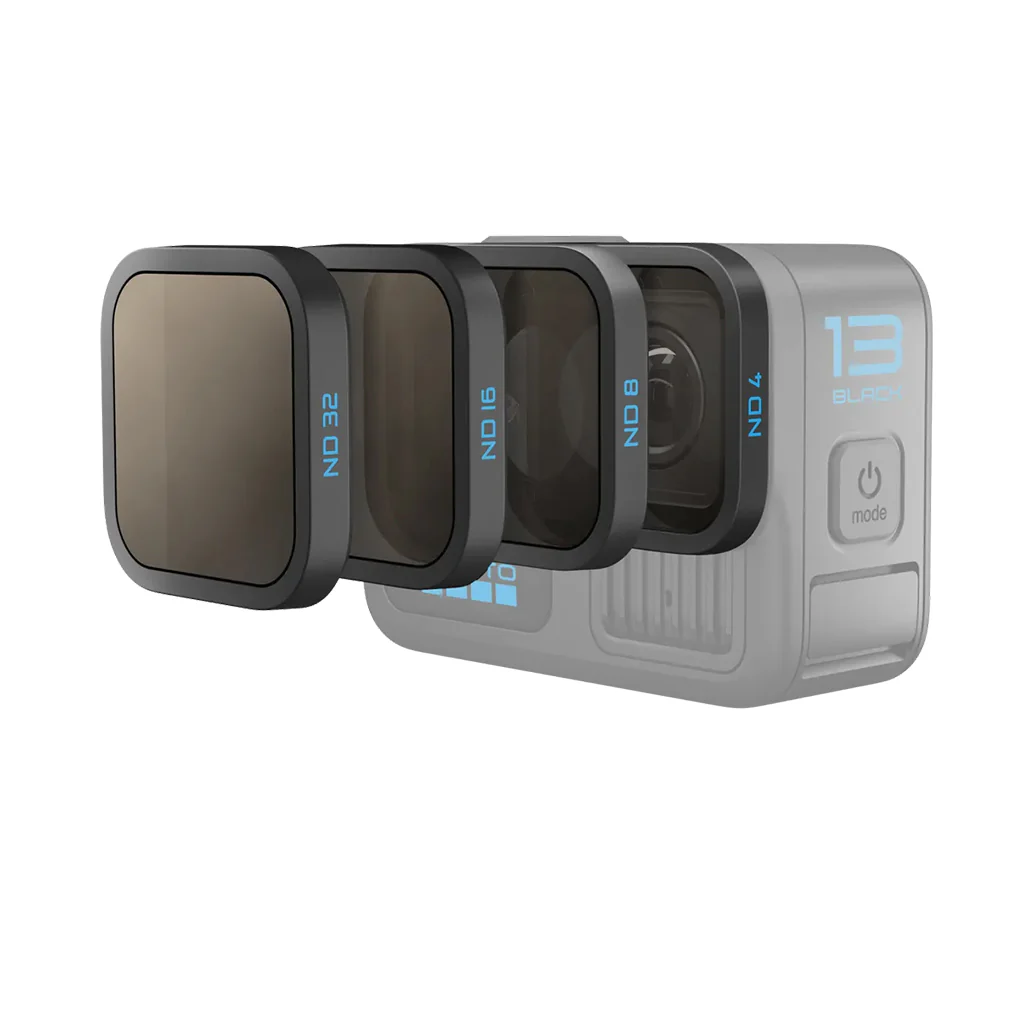 GoPro ND Filter 4-Pack HB-Series for HERO13 Black | ND4, ND8, ND16, ND32 - Motion Blur for Cinematic Video
