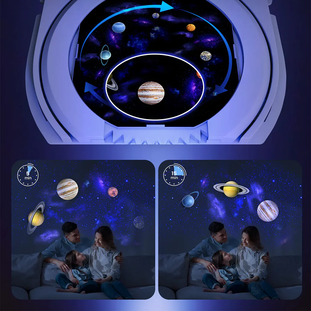 Govee Galaxy Light Projector Pro – Smart Star Projector with Bluetooth Speaker, 8 Galaxy Discs, 38 Scenes & 37 White Noises - Image 4
