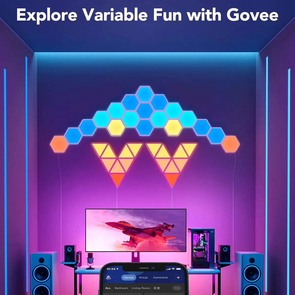 Govee Glide Hexagon Light Panels H6061 - Image 3