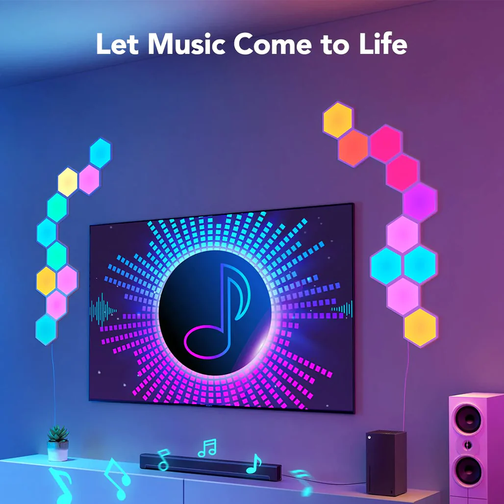 Govee Glide Hexagon Light Panels H6061 - Image 9