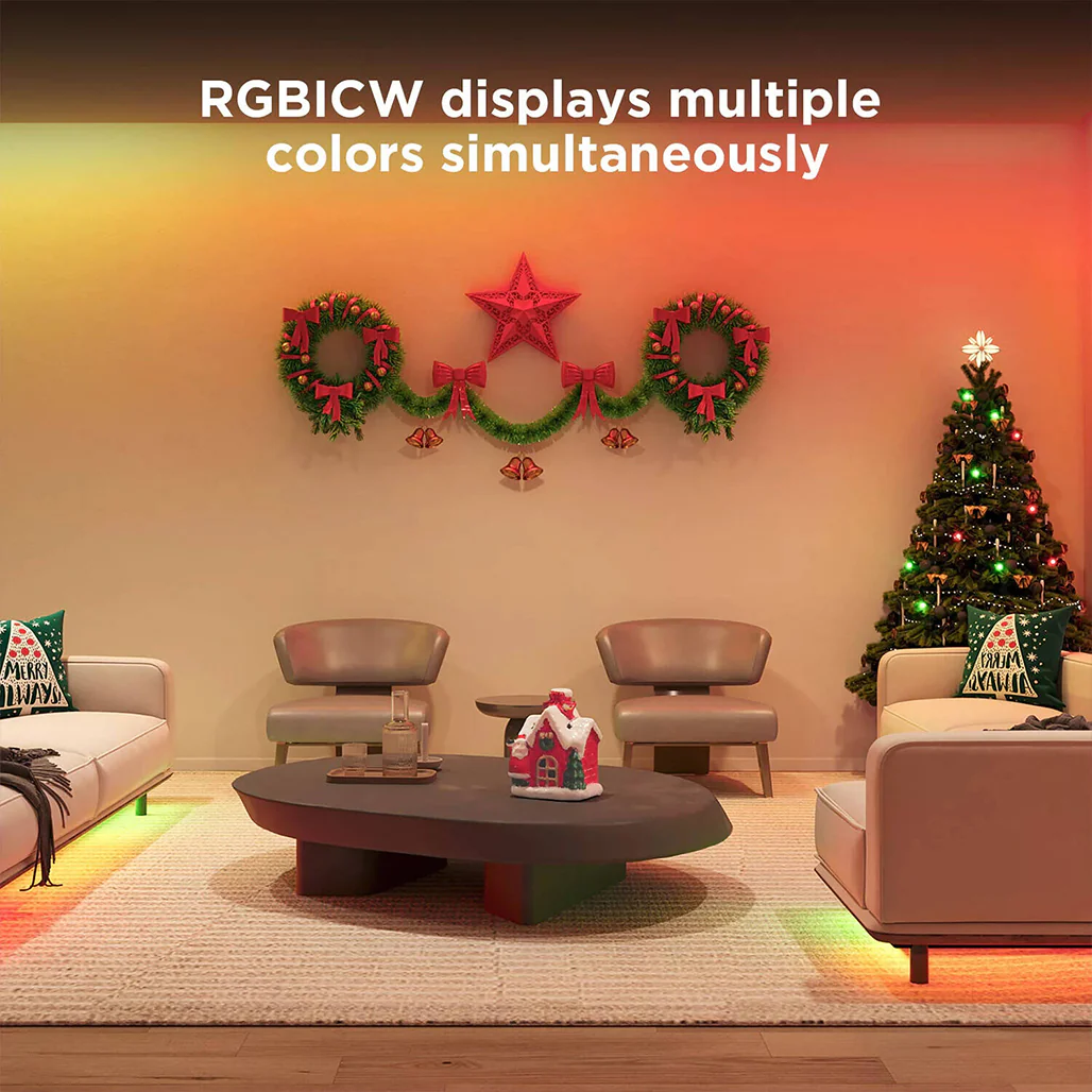 Govee LED Strip Light S, 5m RGBICW LED Lights with Smart App Control, IP67 Waterproof, Enhanced Music Mode & 64+ Scene Modes - Image 4
