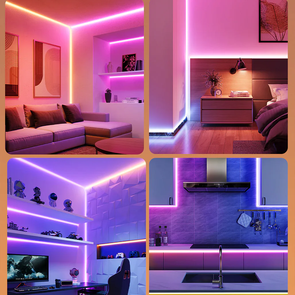 Govee Neon Rope Lights for Wall Lining – 5m | Smart LED Ambient Lighting - Image 2