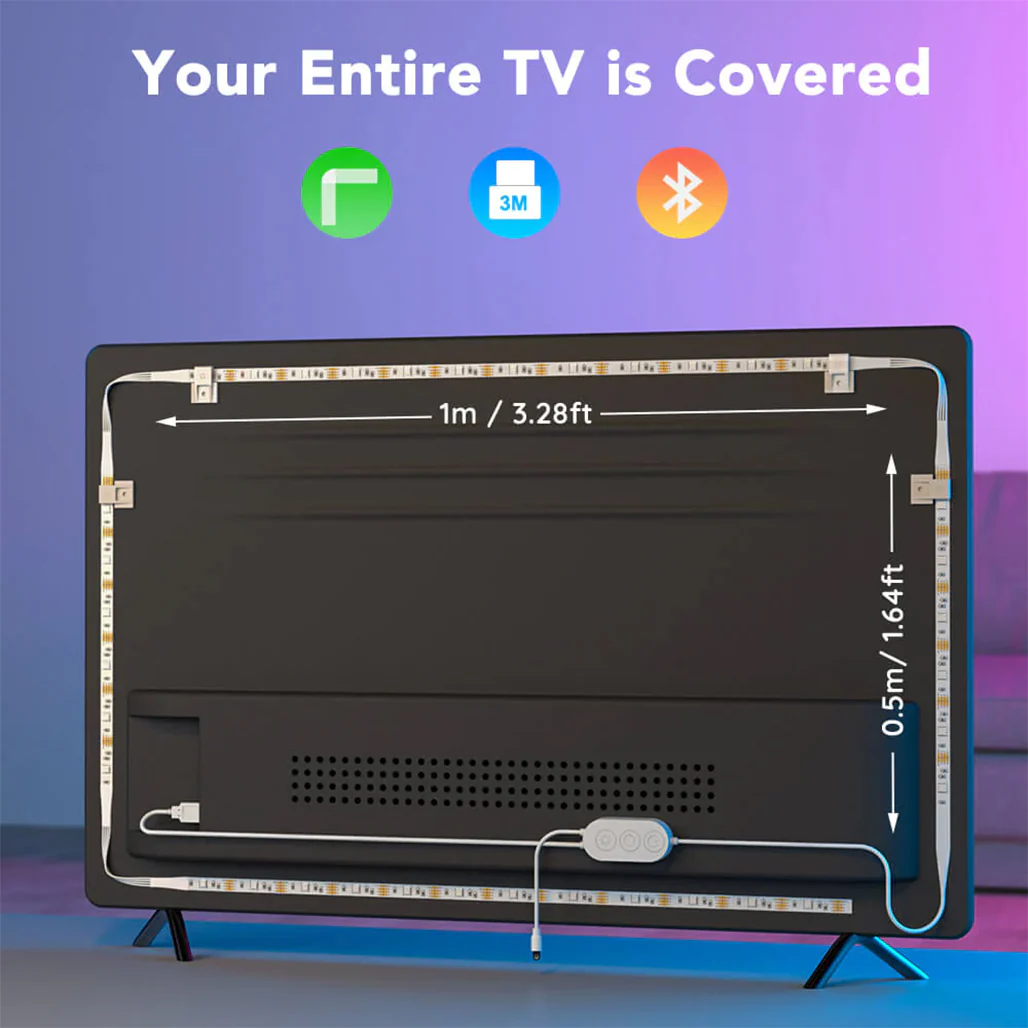 Govee RGB Bluetooth LED Backlight For TVs 46-60" | H6179 - Image 3