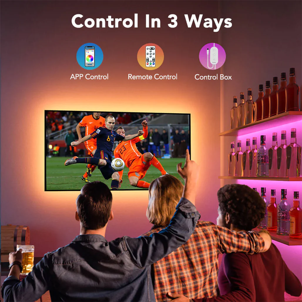Govee RGB Bluetooth LED Backlight For TVs 46-60" | H6179 - Image 4