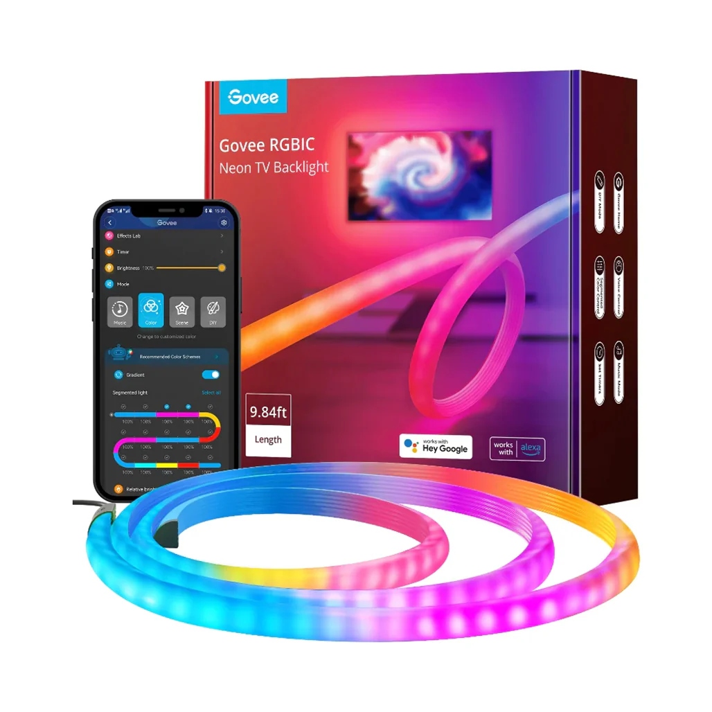 Govee RGBIC Neon TV Backlight 3m | H61B2 - Image 2