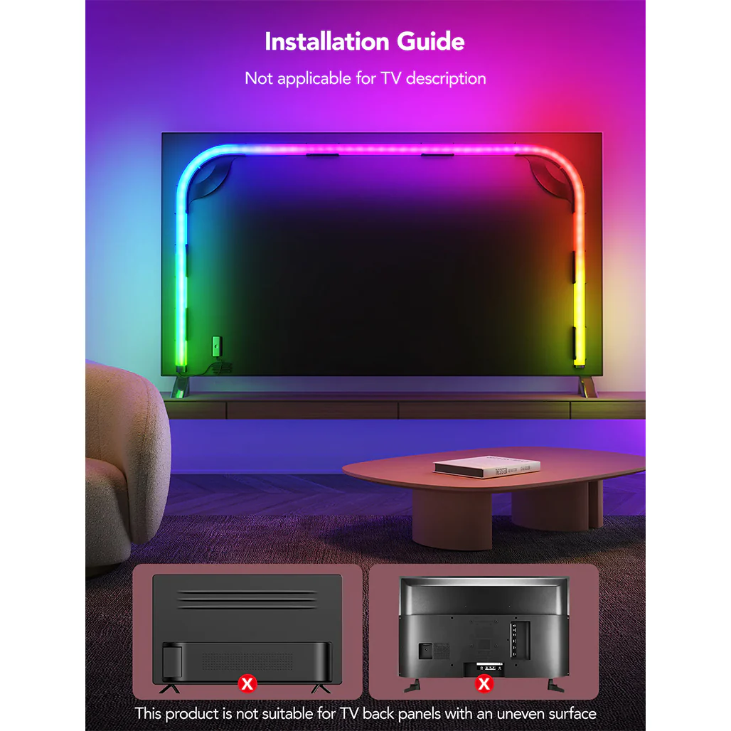 Govee RGBIC Neon TV Backlight 3m | H61B2 - Image 4