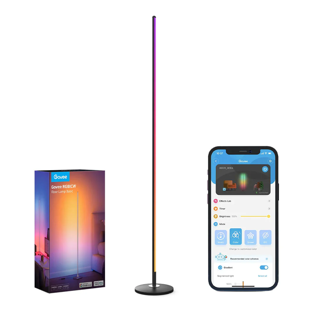 Govee RGBICW Smart Corner Floor Lamp | H6076112 - Image 2