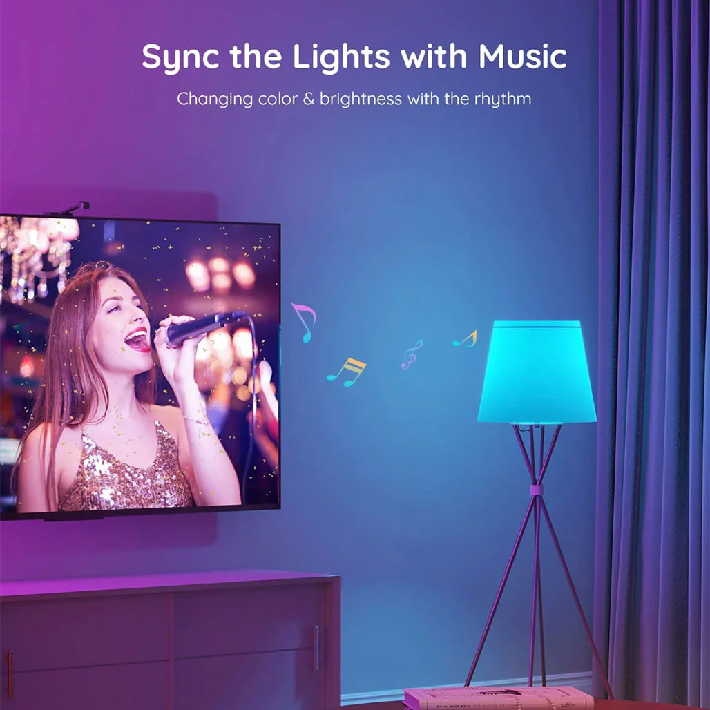 Govee RGBWW Smart LED Bulb (4 Pack) - App & Voice-Controlled, Music Sync, DIY & Group Control - Image 4