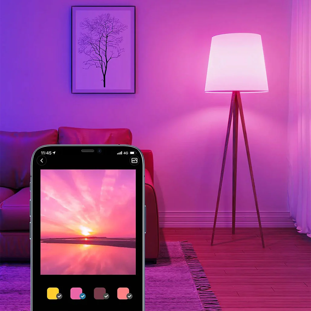 Govee RGBWW Smart LED Bulb (4 Pack) - App & Voice-Controlled, Music Sync, DIY & Group Control - Image 6