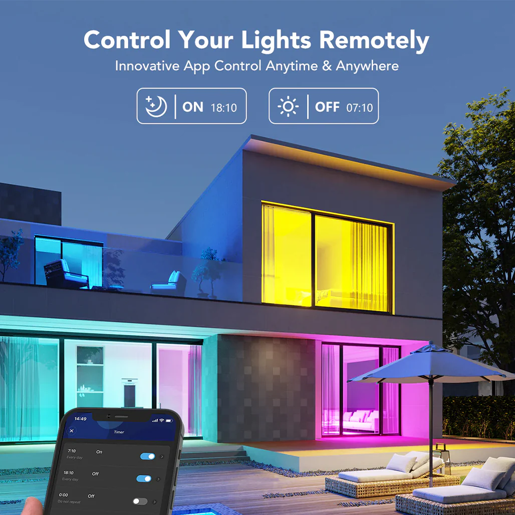 Govee Smart RGBWW Light Bulbs 1200 Lumens - H6009 - Image 3