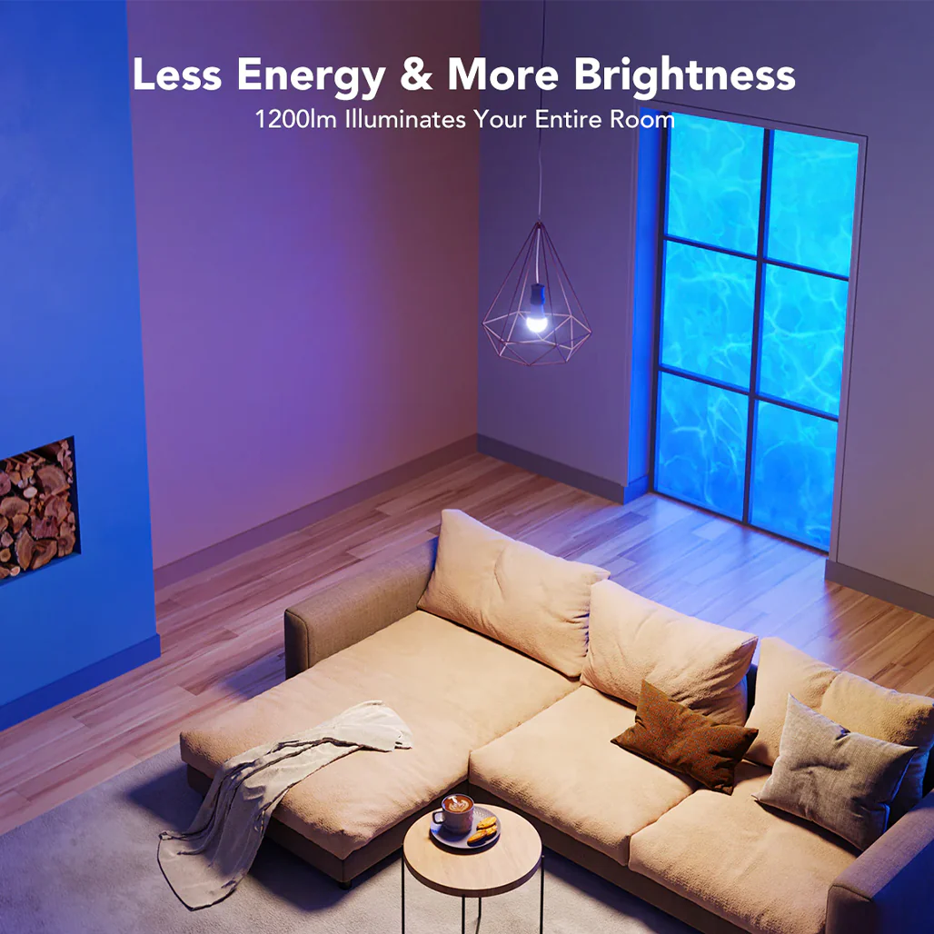 Govee Smart RGBWW Light Bulbs 1200 Lumens - H6009 - Image 4