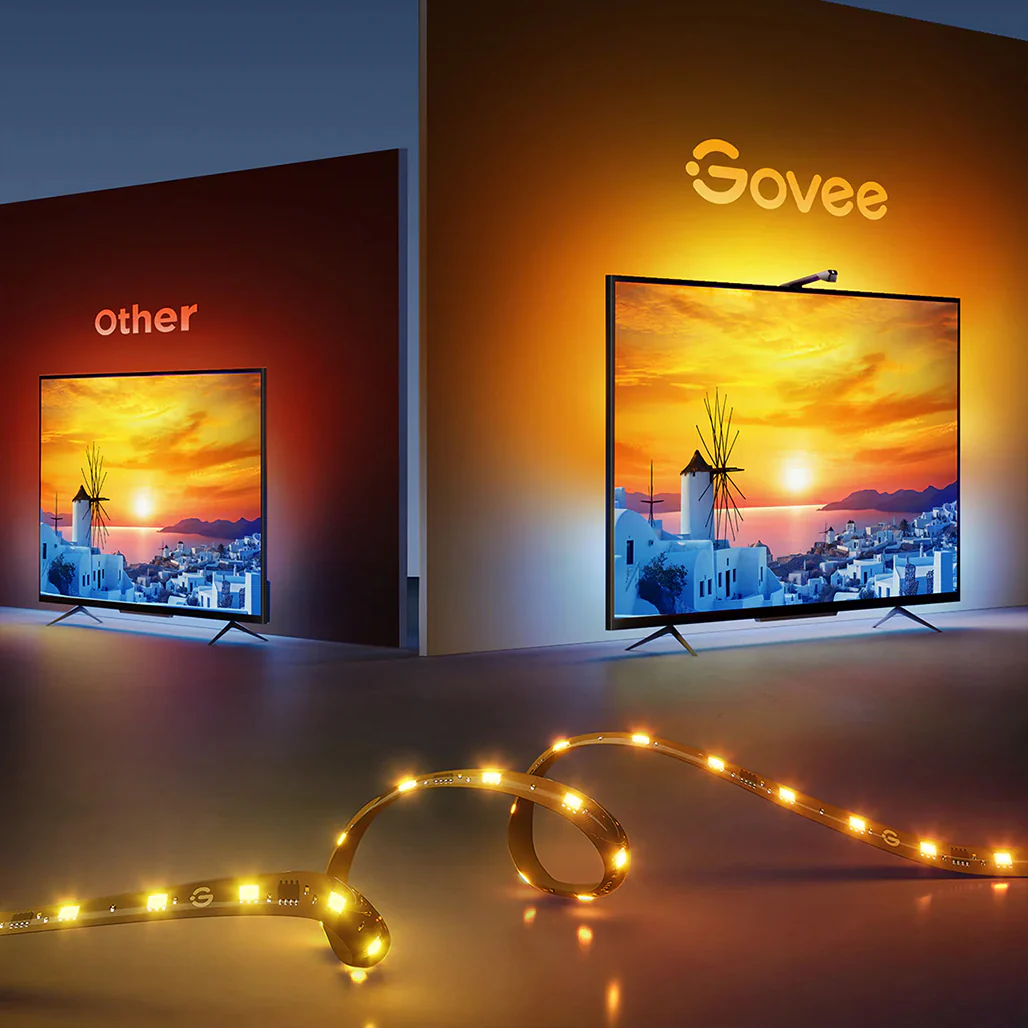 Govee TV Backlight 3 Lite – Smart RGBICW LED Strip - HD60992D2 - Image 8