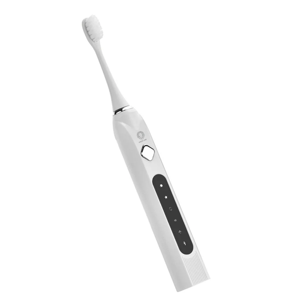 Green Lion Electric Toothbrush Gen-2 - Sonic Technology, IPX7 Waterproof, 5 Modes - GNELETB2GWH - Image 2