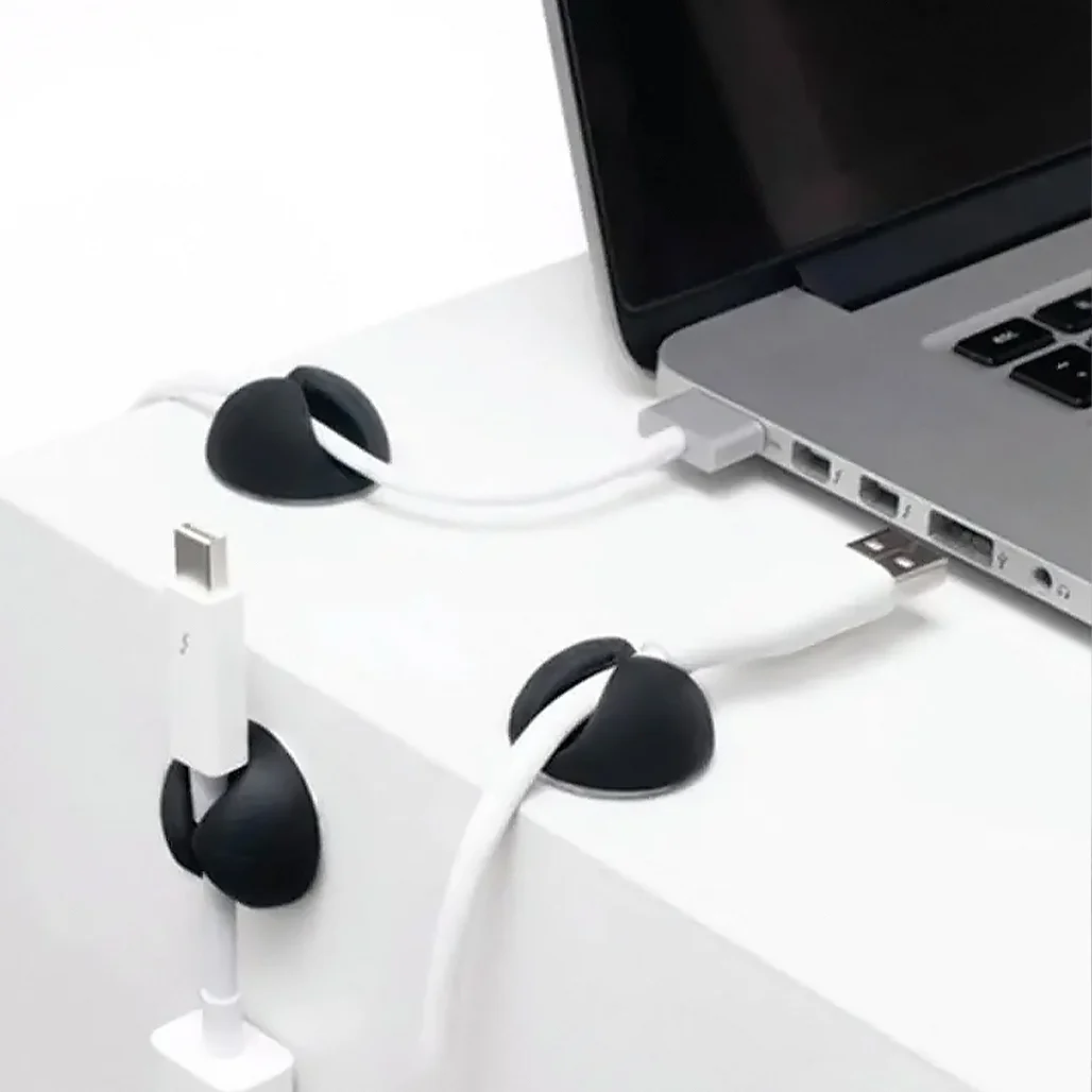 Green Lion 10-in-1 Cable Organizer – Black | Tidy & Durable Desk Solution - Image 2