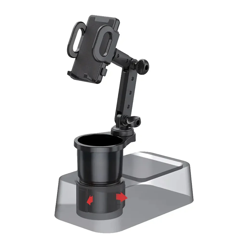 Green Lion 2-In-1 FlexGrip Car Cup Holder & Phone Mount - Image 2