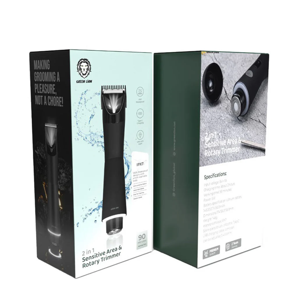 Green Lion 2 in 1 Sensitive Area & Rotary Trimmer - Image 2