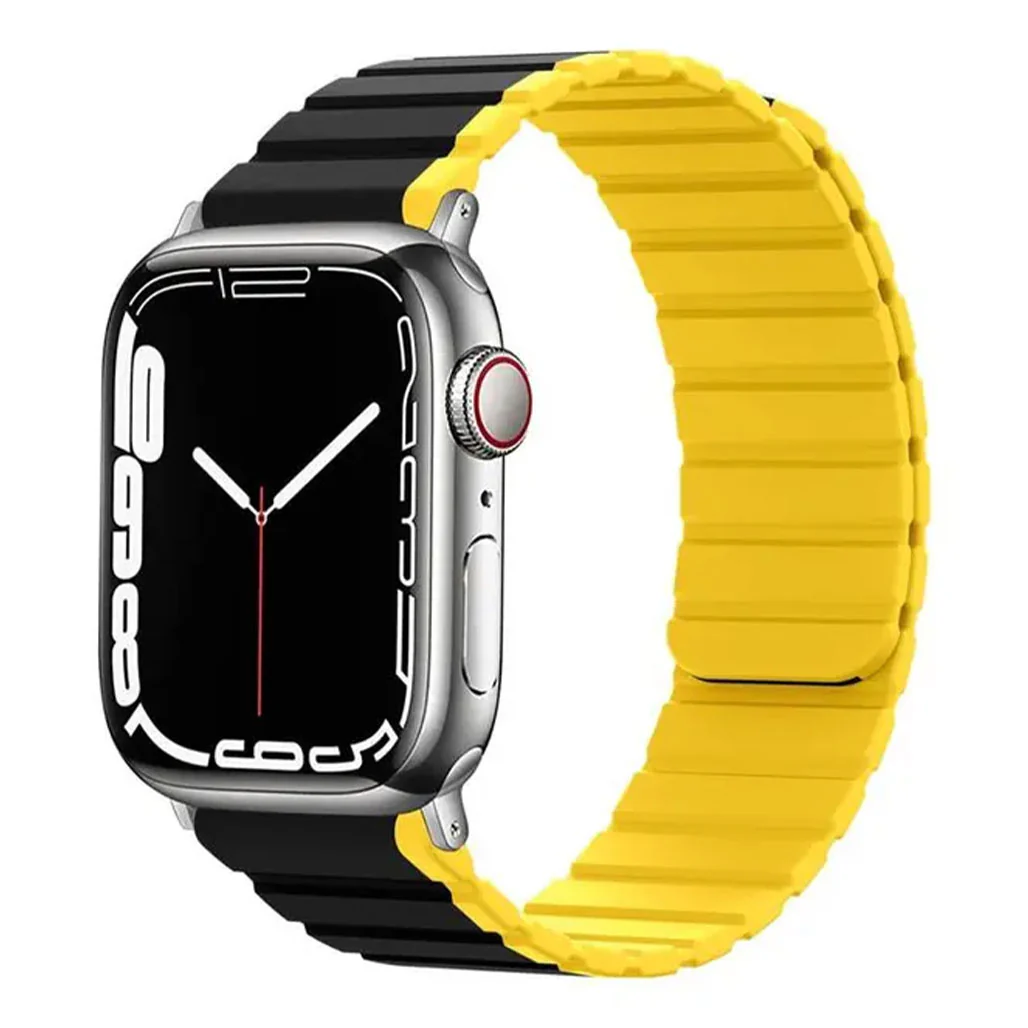 Green Lion 2-In-1 Silicone & Magnets Watch Strap – Durable and Stylish Apple Watch Accessory
