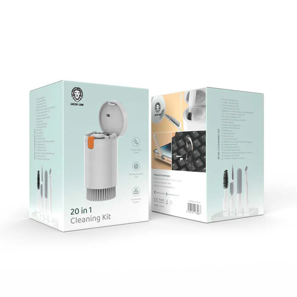 Green Lion 20-in-1 Multifunctional Cleaning Kit – Comprehensive Cleaning Solution for Electronics - Image 3
