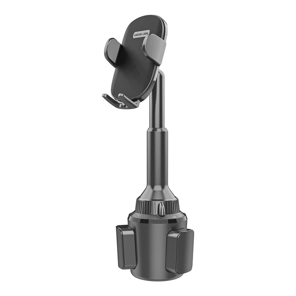 Green Lion 360° Car Cup Holder Phone Mount with Adjustable Height and Expandable Base