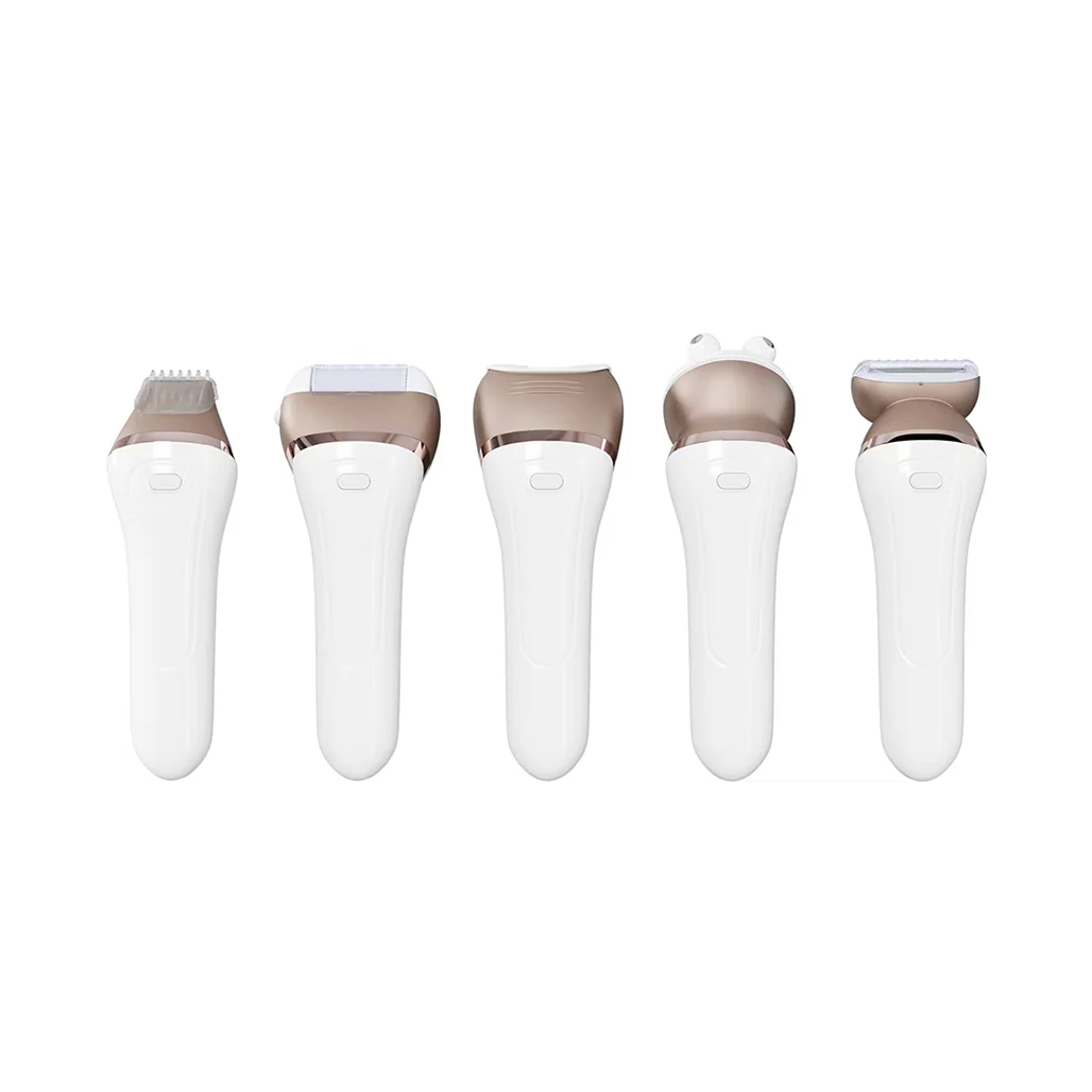 Green Lion 5 in 1 Cordless Epilator Kit - White - Image 6