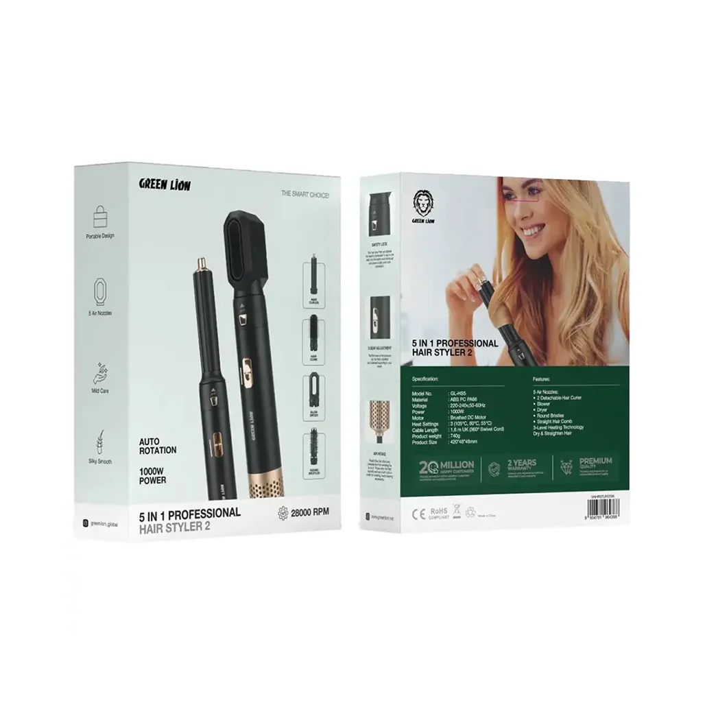 Green Lion 5-in-1 Professional Hair Styler 2 - Image 2