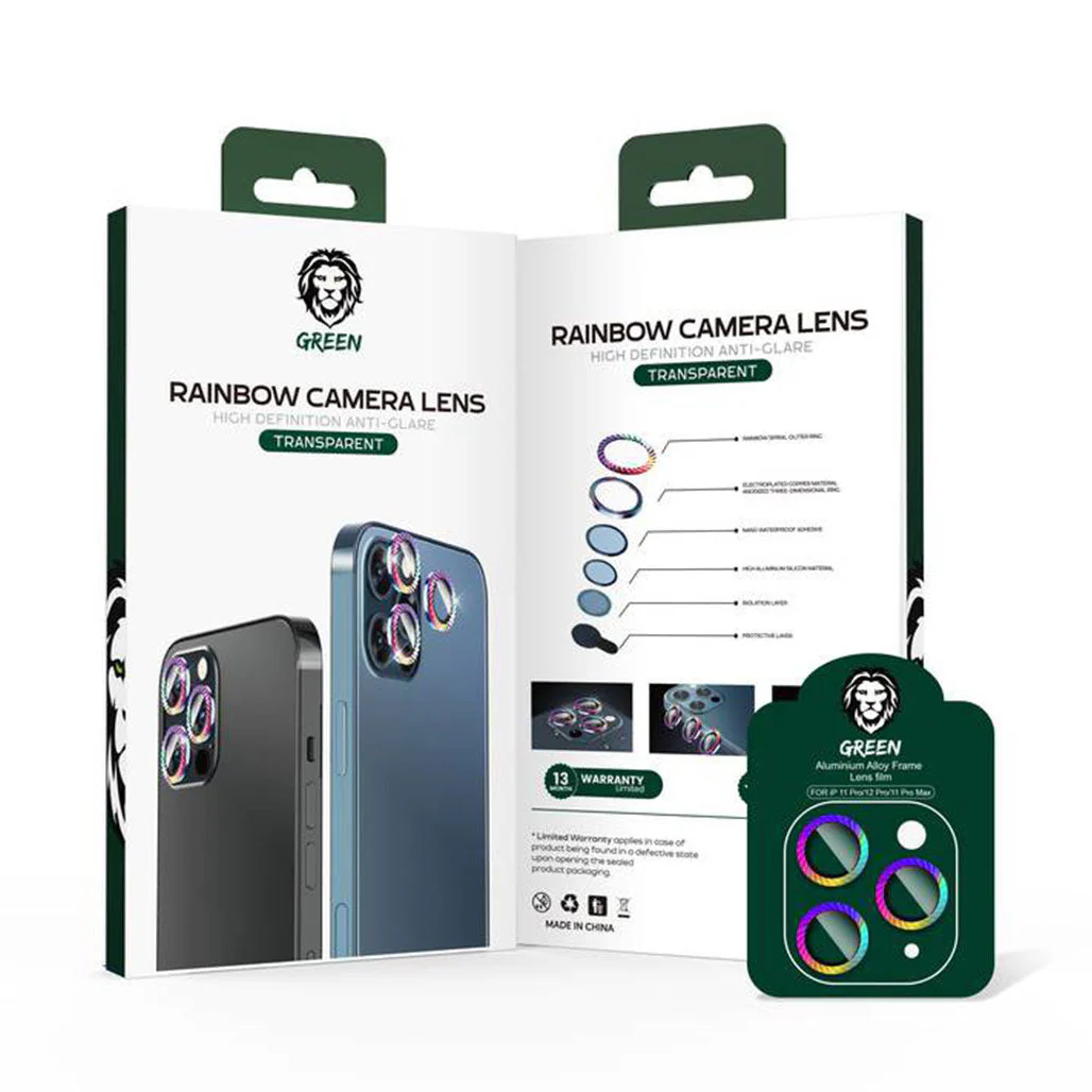 Green Lion Anti-Glare Transparent Camera Lens for iPhone 12/12 Pro (6.1 inch) | 6-Layer Protection, Nano Waterproof Adhesive - Image 2