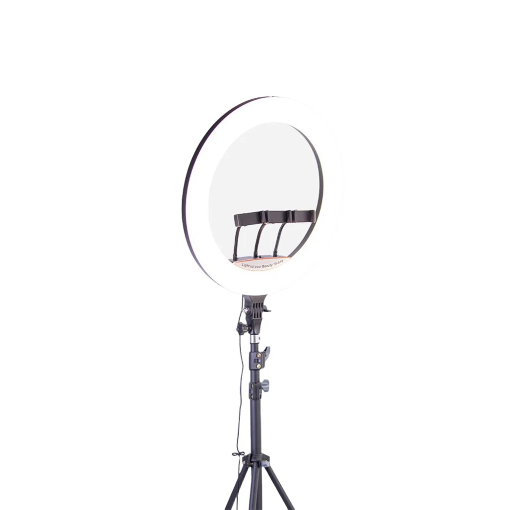Green Lion Button Mode Ringlight 14 | Adjustable Tripod, 360° Rotation, Stepless Dimming