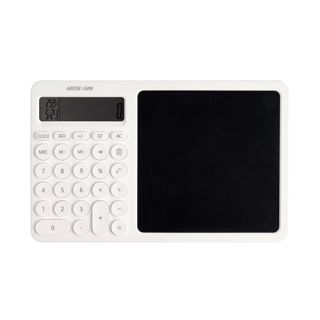 Green Lion CalcWrite Pro Calculator-Writing Pad Combo - White - Image 2