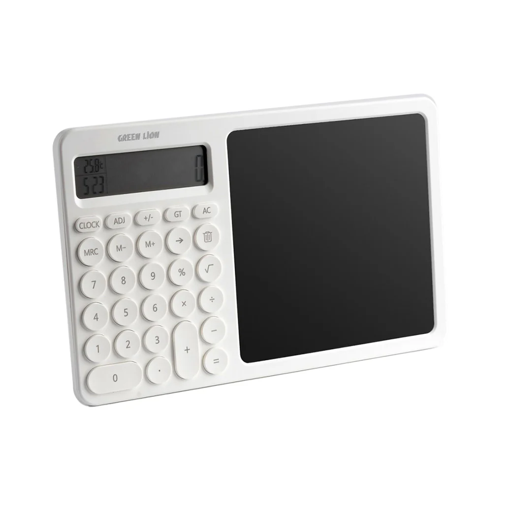 Green Lion CalcWrite Pro Calculator-Writing Pad Combo - White - Image 3