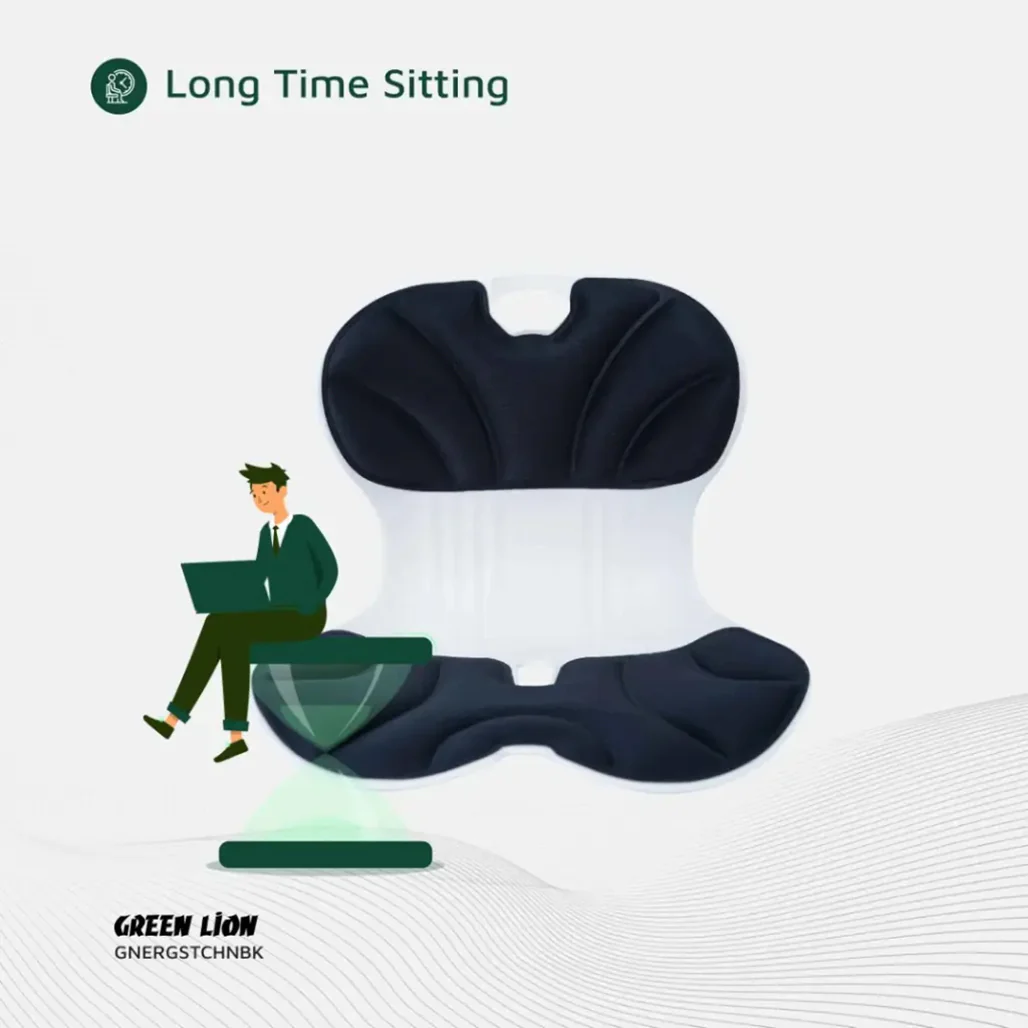 Green Lion Ergo Seat Cushion – Ergonomic Lumbar Support & Pressure Relief - Image 6