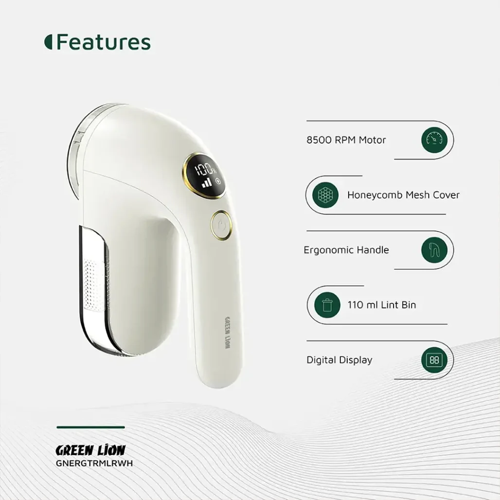 Green Lion ErgoTrim Digital Fabric Remover - White - Image 2