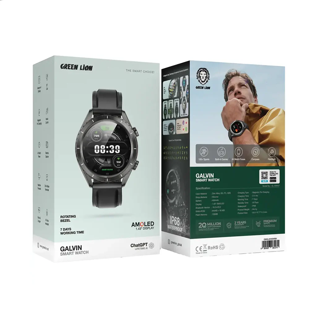 Green Lion Galvin 1.43" AMOLED Smart Watch - Image 2