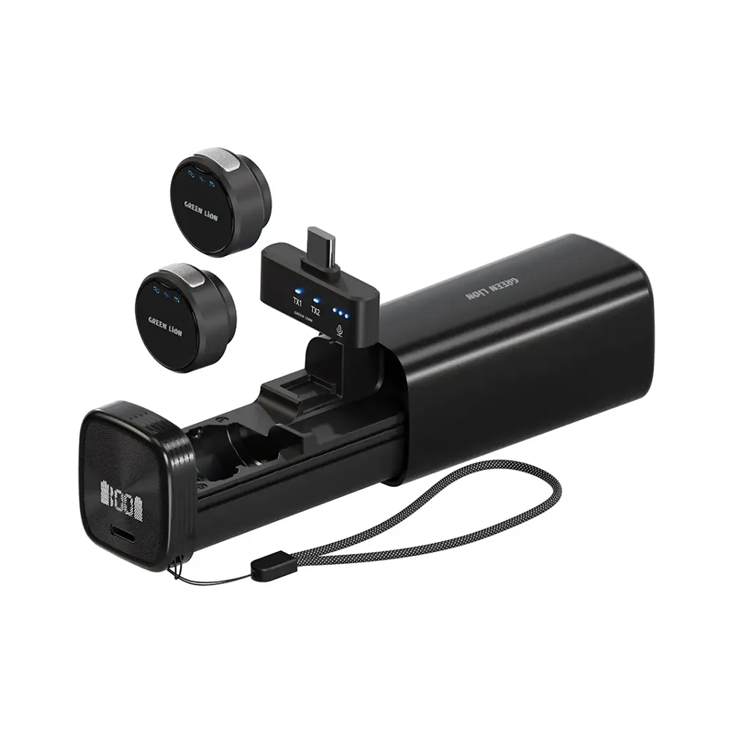Green Lion GM-93X Microphone - Type-C Devices - Black