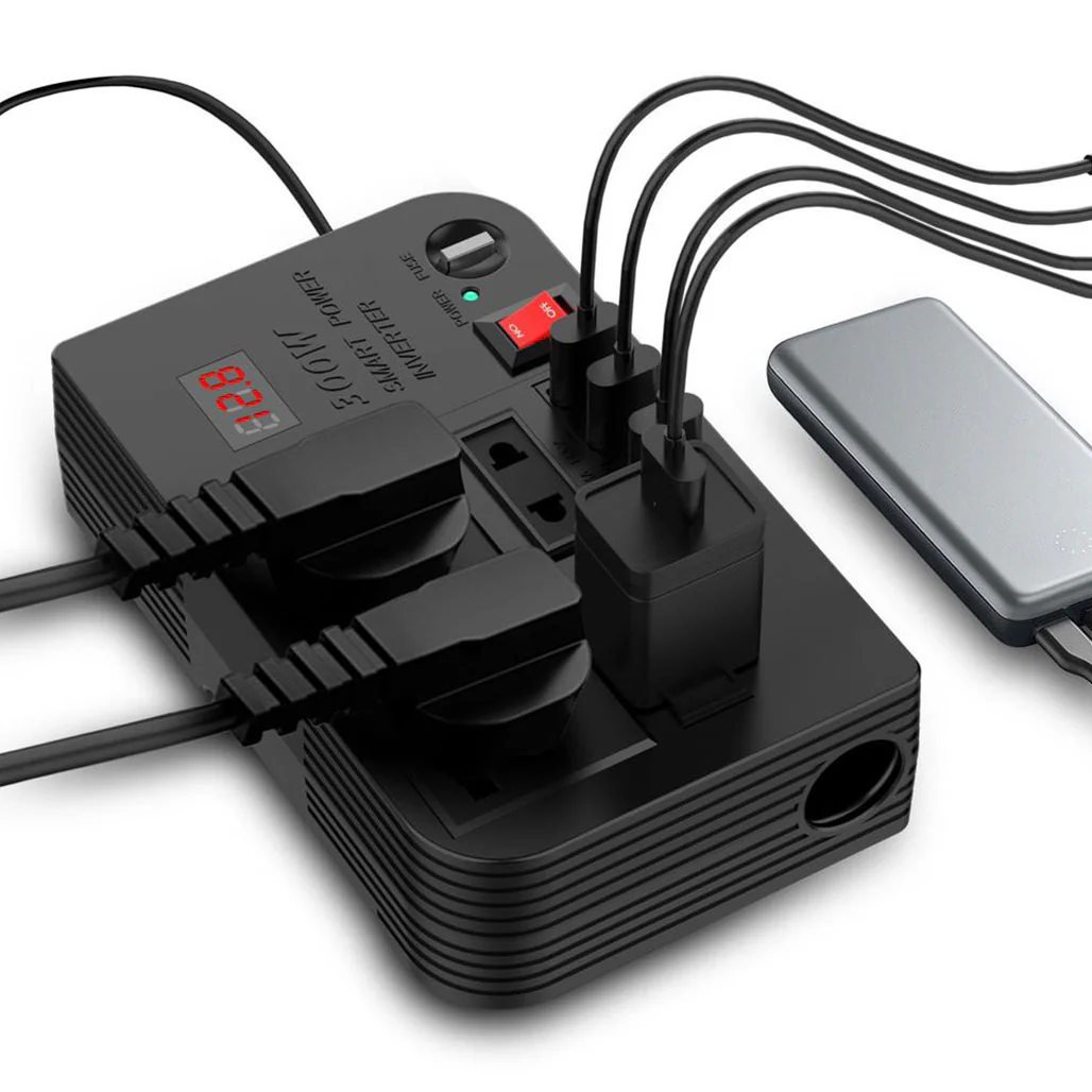Green Lion GNSPOW300W Spark 3 Power Inverter 300W - Image 2