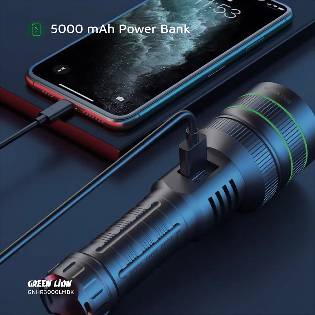 Green Lion Hyper Ray Pro LED Torch with Digital Display - Image 8