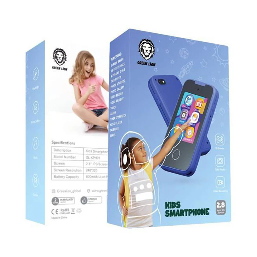 Green Lion Kids SmartPhone 2.8-inch IPS Screen - Image 3