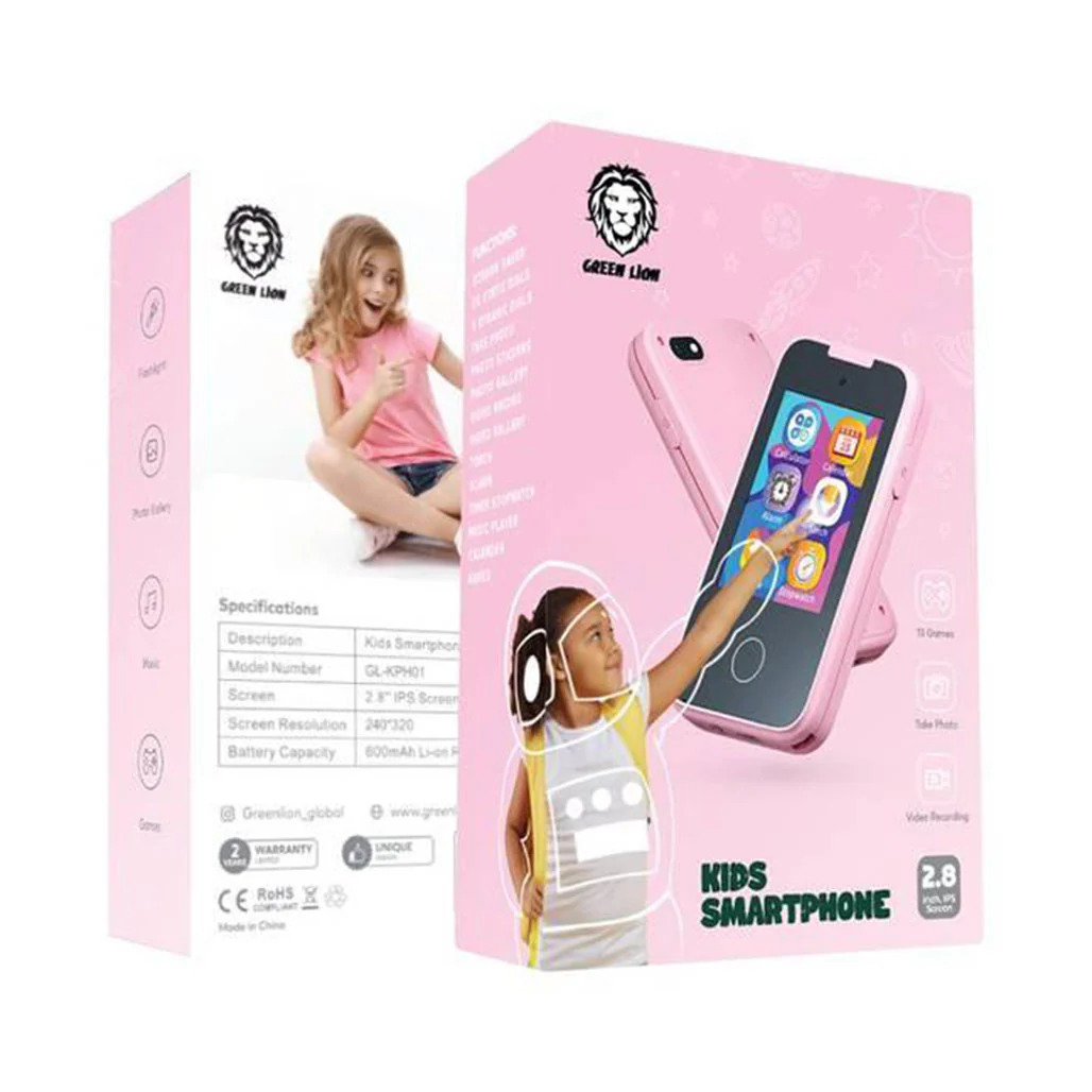 Green Lion Kids SmartPhone 2.8-inch IPS Screen - Image 4