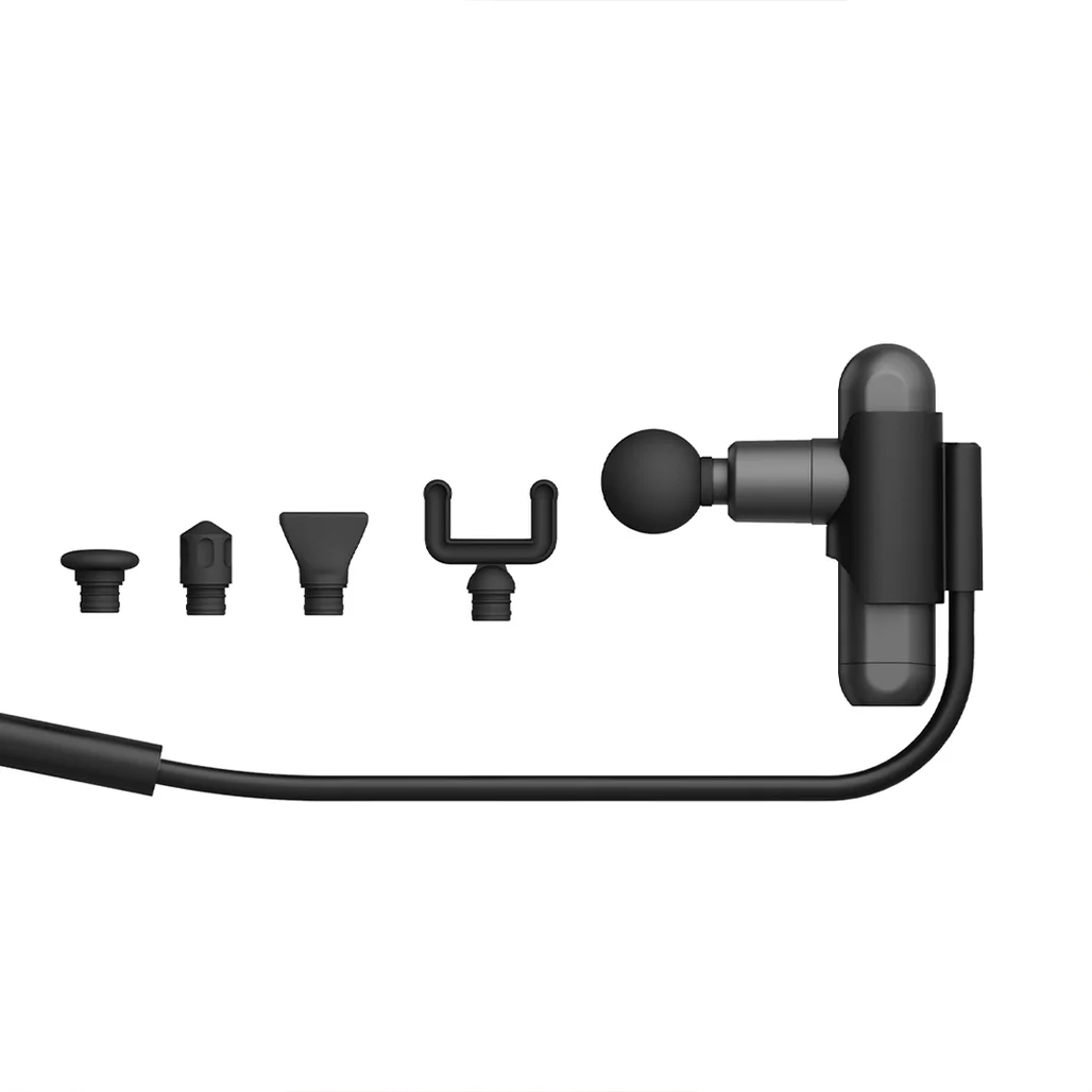 Green Lion Long Handle Massage Gun - Black | Deep Tissue Percussion Massager for Muscle Recovery & Pain Relief - Image 2