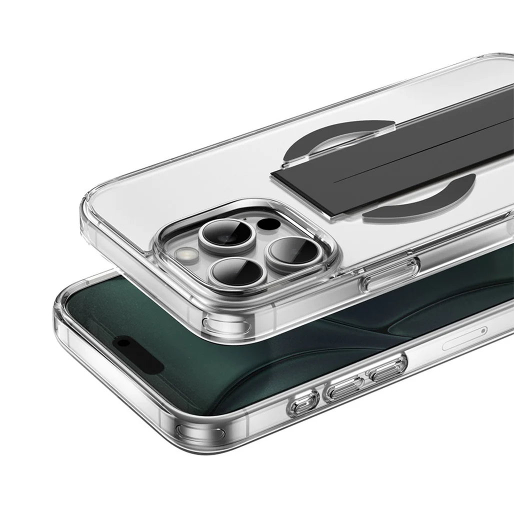 Green Lion MagSafe Grip Case for iPhone 16 Pro – Military-Grade Clear Protective Cove - Image 2