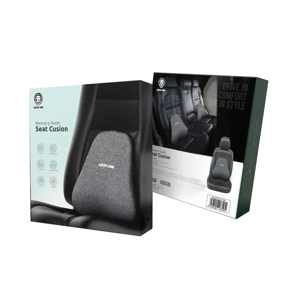 Green Lion Memory Foam Seat Cushion - Black | Orthopedic Support for Back Pain Relief - Image 3